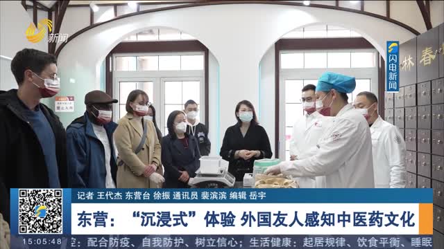 东营：“沉浸式”体验 外国友人感知中医药文化