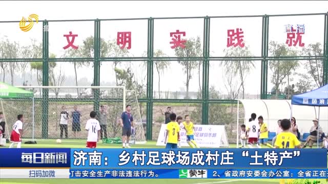 济南：乡村足球场成村庄“土特产”
