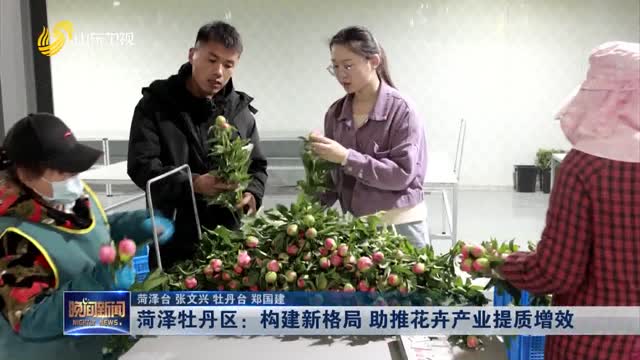 菏泽牡丹区：构建新格局 助推花卉产业提质增效