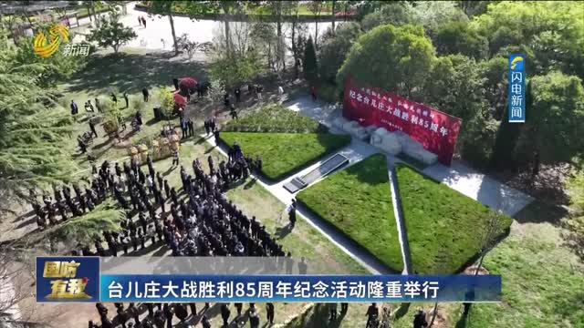 台儿庄大战胜利85周年纪念活动隆重举行