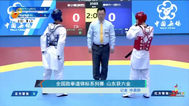全国跆拳道锦标系列赛 山东获六金