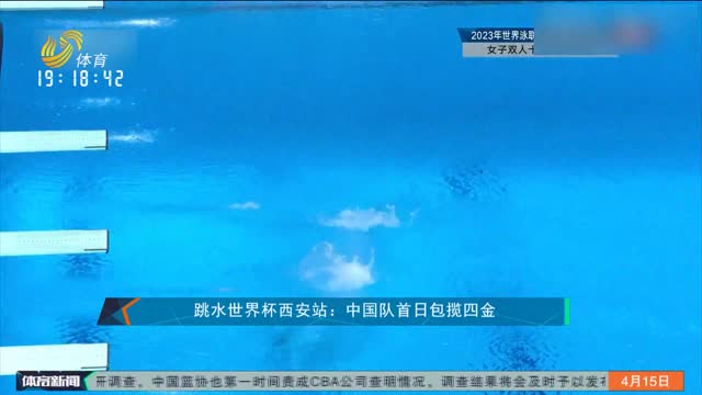 跳水世界杯西安站：中国队首日包揽四金