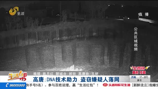 高唐：DNA技术助力 盗窃嫌疑人落网