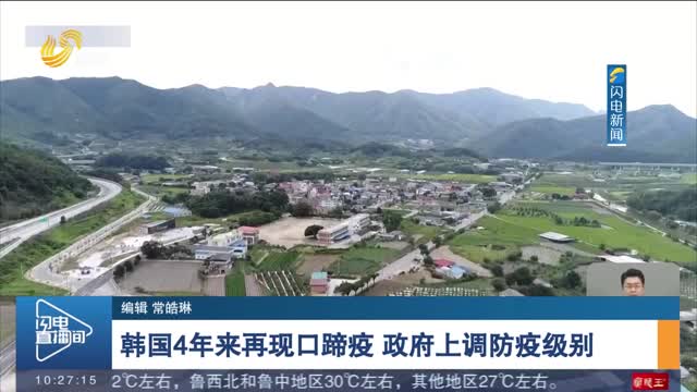 韩国4年来再现口蹄疫 政府上调防疫级别