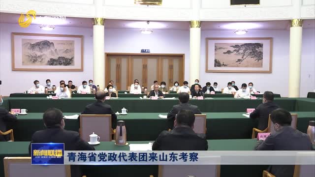 青海省黨政代表團來山東考察