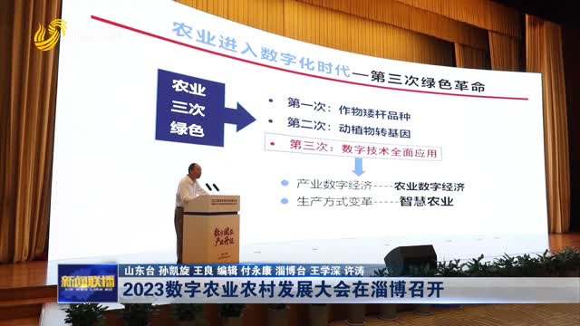 2023数字农业农村发展大会在淄博召开
