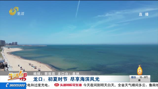 龙口：初夏时节 尽享海滨风光