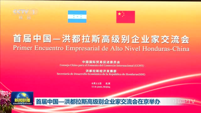 首届中国—洪都拉斯高级别企业家交流会在京举办