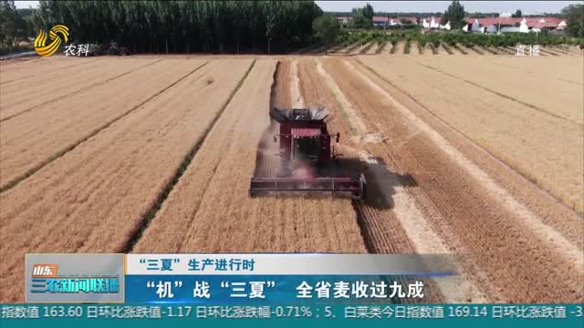 【“三夏”生产进行时】“机”战“三夏” 全省麦收过九成