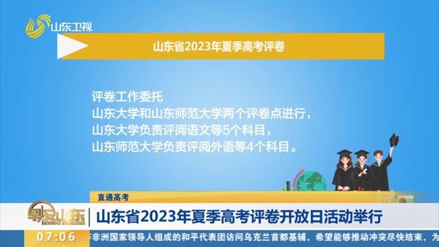 【直通高考】山东省2023年夏季高考评卷开放日活动举行