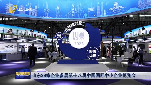 山东89家企业参展第十八届中国国际中小企业博览会