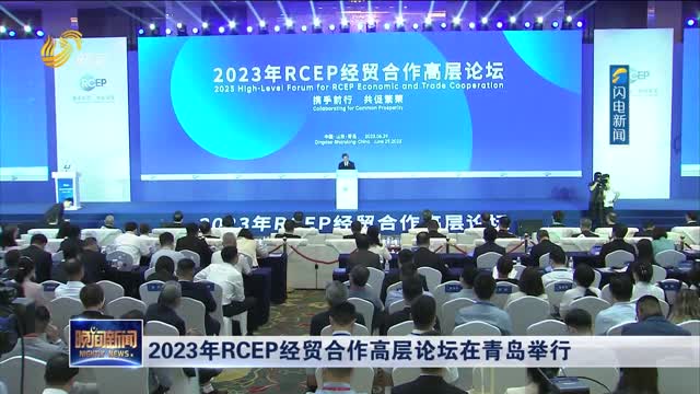 2023年RCEP经贸合作高层论坛在青岛举行