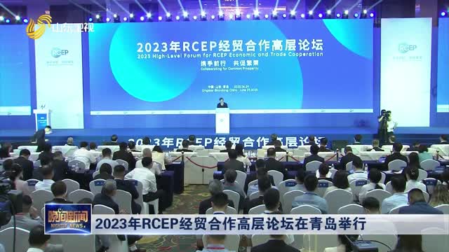 2023年RCEP经贸合作高层论坛在青岛举行