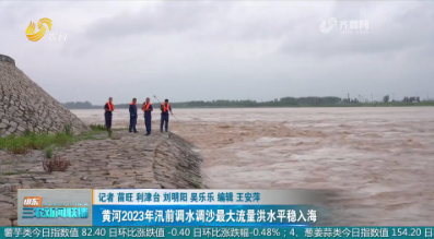 【防汛进行时】黄河2023年汛前调水调沙最大流量洪水平稳入海
