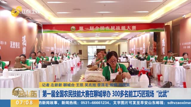 第一届全国农民技能大赛在聊城举办 300多名能工巧匠现场“比武”