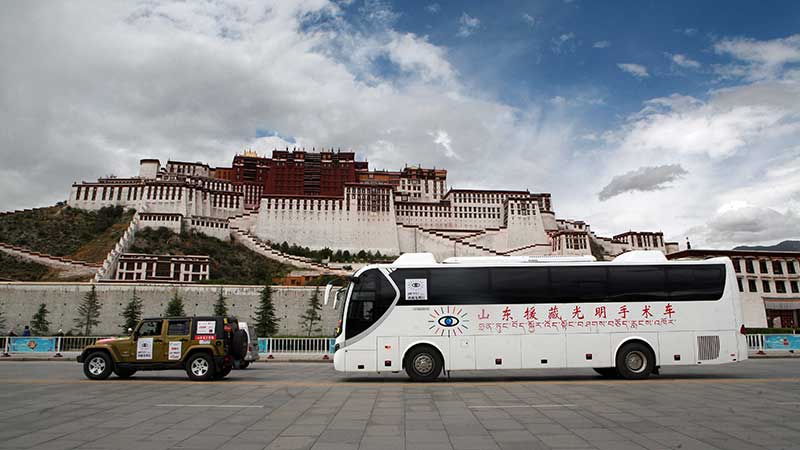 魯藏一家親·共圓健康夢丨山東“西藏光明行”：情暖高原的愛心接力