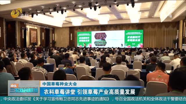 【中国草莓种业大会】农科草莓讲堂 引领草莓产业高质量发展