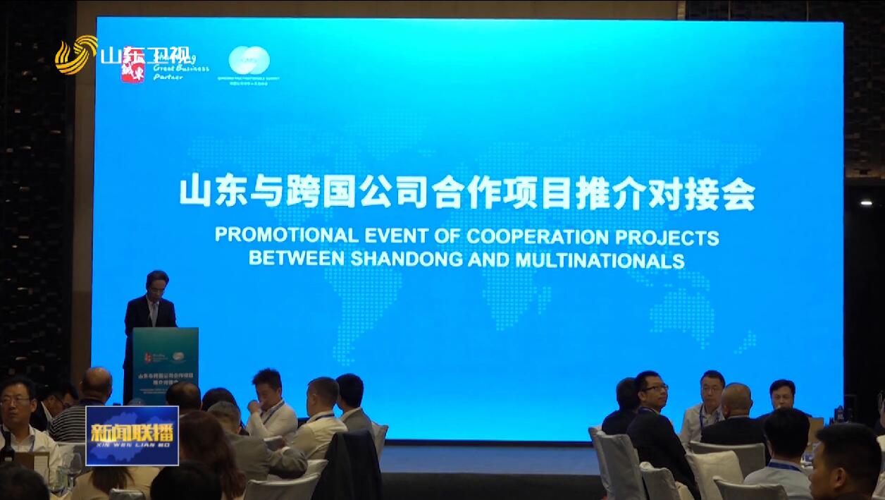 山东与跨国公司合作项目推介对接会在北京举行