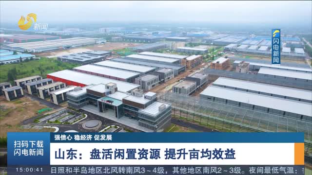 【强信心 稳经济 促发展】山东：盘活闲置资源 提升亩均效益
