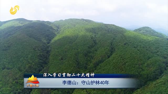 20230723《齊魯先鋒》：李德山——守山護林40年