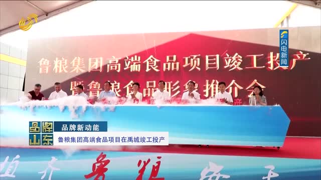 【品牌新動能】魯糧集團高端食品項目在禹城竣工投產