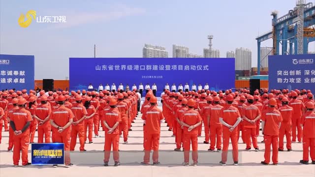 山东省世界级港口群建设暨项目启动仪式在青岛港举行