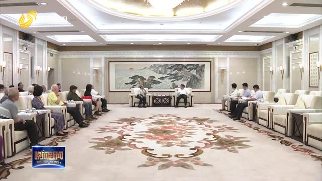 徐海荣会见第七届 “鲁台中华教育论坛”台湾参访团