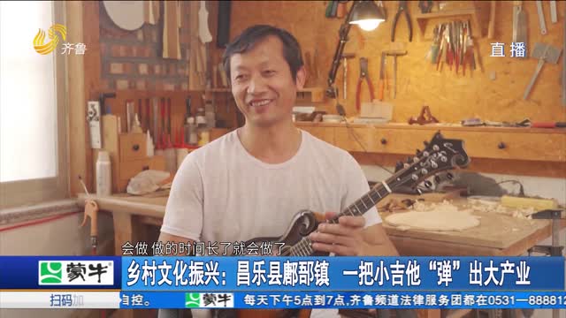 乡村文化振兴：昌乐县鄌郚镇 一把小吉他“弹”出大产业