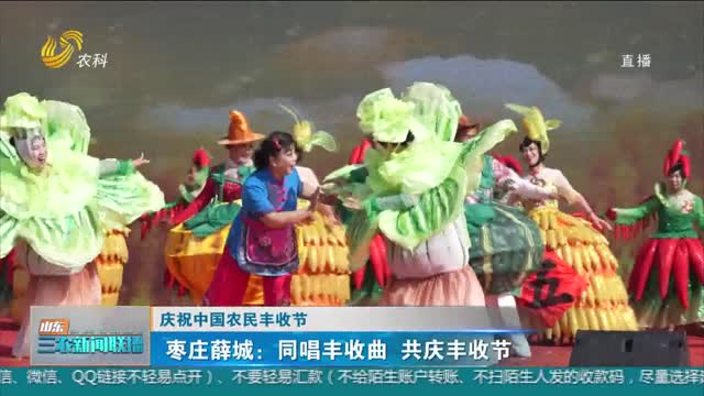 【庆祝中国农民丰收节】枣庄薛城：同唱丰收曲 共庆丰收节