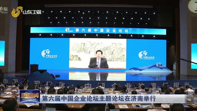 第六届中国企业论坛主题论坛在济南举行