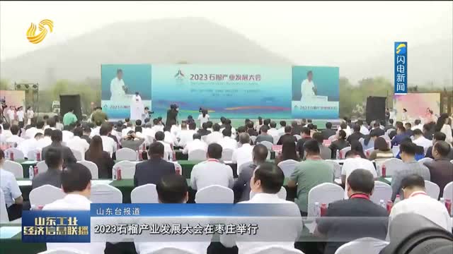 2023石榴产业发展大会在枣庄举行