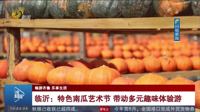 【畅游齐鲁 乐享生活】临沂：特色南瓜艺术节 带动多元趣味体验游