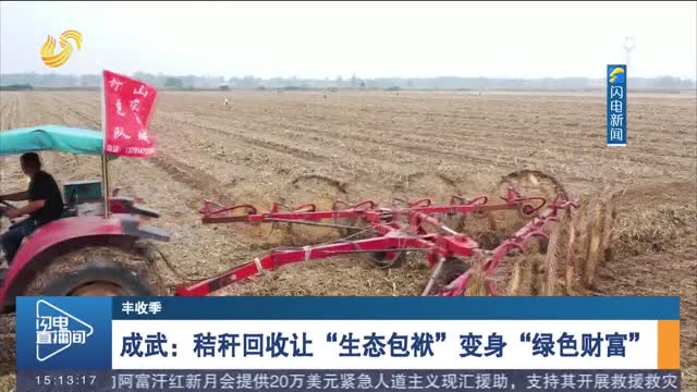 【丰收季】成武：秸秆回收让“生态包袱”变身“绿色财富”