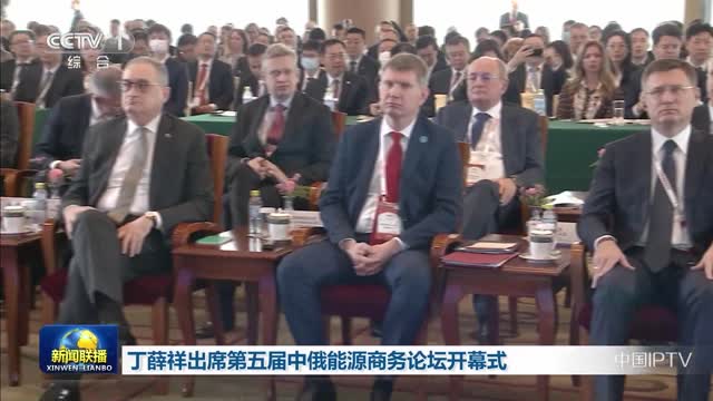 丁薛祥出席第五届中俄能源商务论坛开幕式