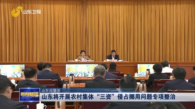  Shandong will carry out special rectification of rural collective "three capital" embezzlement