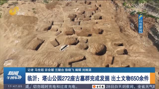 临沂：塔山公园272座古墓群完成发掘 出土文物650余件