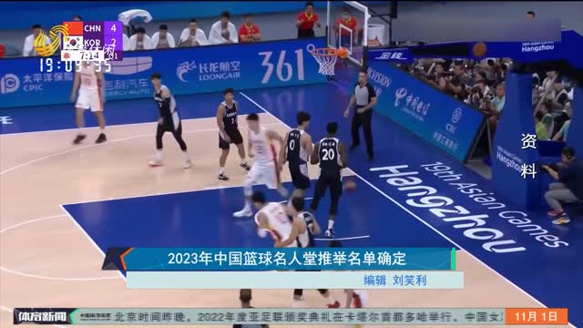 2023年中国篮球名人堂推举名单确定