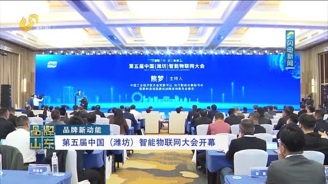 【品牌新动能】第五届中国（潍坊）智能物联网大会开幕