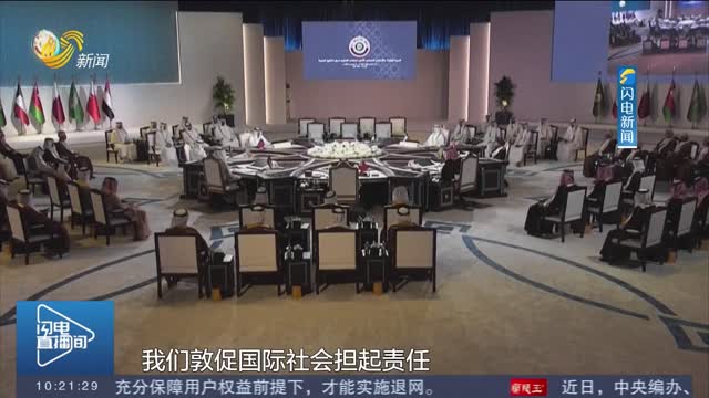 海合会首脑会议呼吁立即在加沙地带恢复人道主义休战