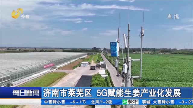 济南市莱芜区 5G赋能生姜产业化发展