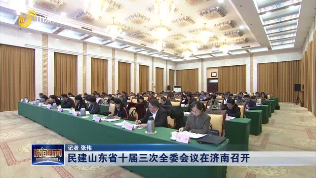 民建山东省十届三次全委会议在济南召开