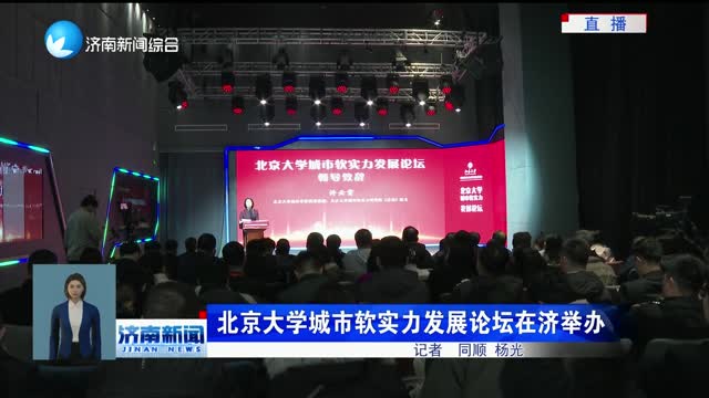 北京大学城市软实力发展论坛在济举办