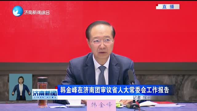 韩金峰在济南团审议省人大常委会工作报告