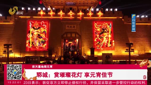 【欢天喜地闹元宵】郓城：赏璀璨花灯 享元宵佳节