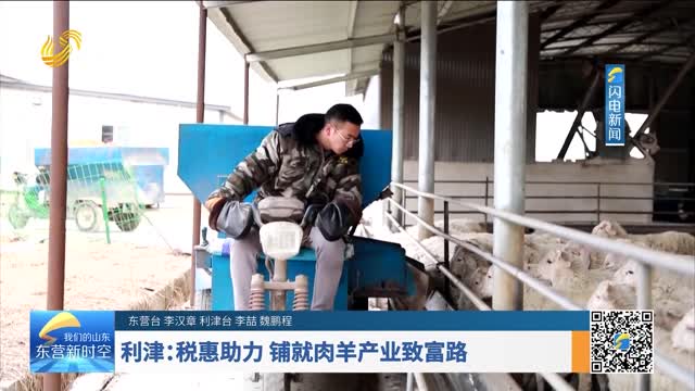 利津：税惠助力 铺就肉羊产业致富路