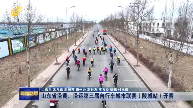 山东省沿黄、沿运第三届自行车城市联赛（陵城站）开赛