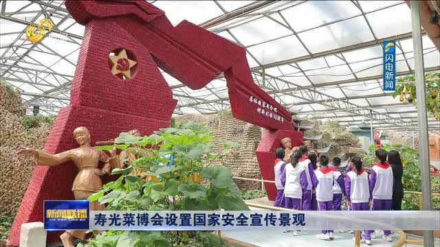 寿光菜博会设置国家安全宣传景观