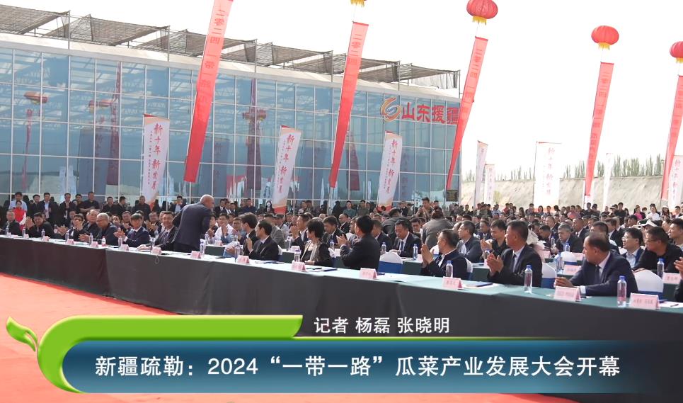 新疆疏勒：2024“一带一路”瓜菜产业发展大会开幕