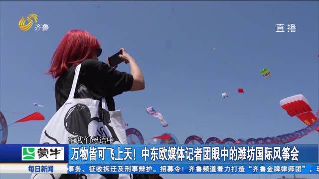 万物皆可飞上天！中东欧媒体记者团眼中的潍坊国际风筝会