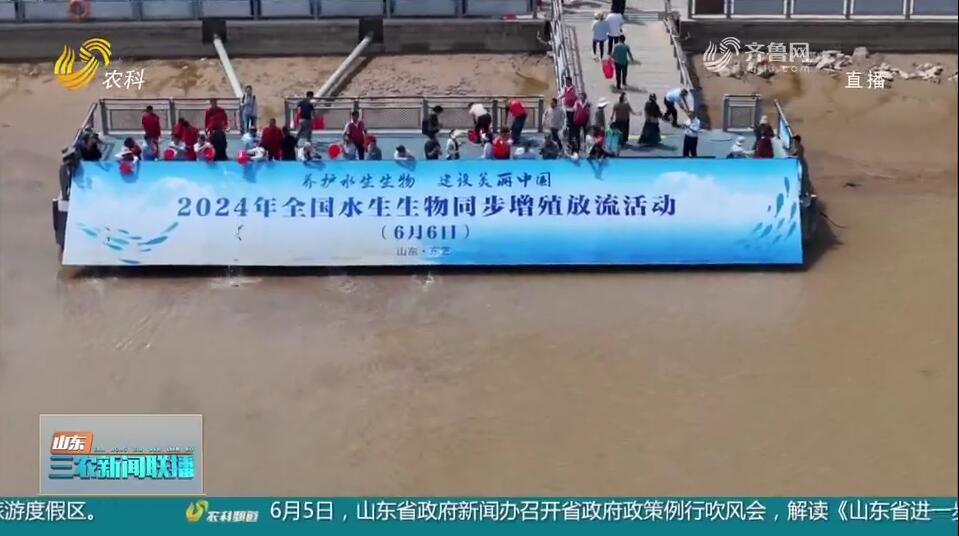 【中国2024年全国水生生物同步增殖放流活动在东营市举办